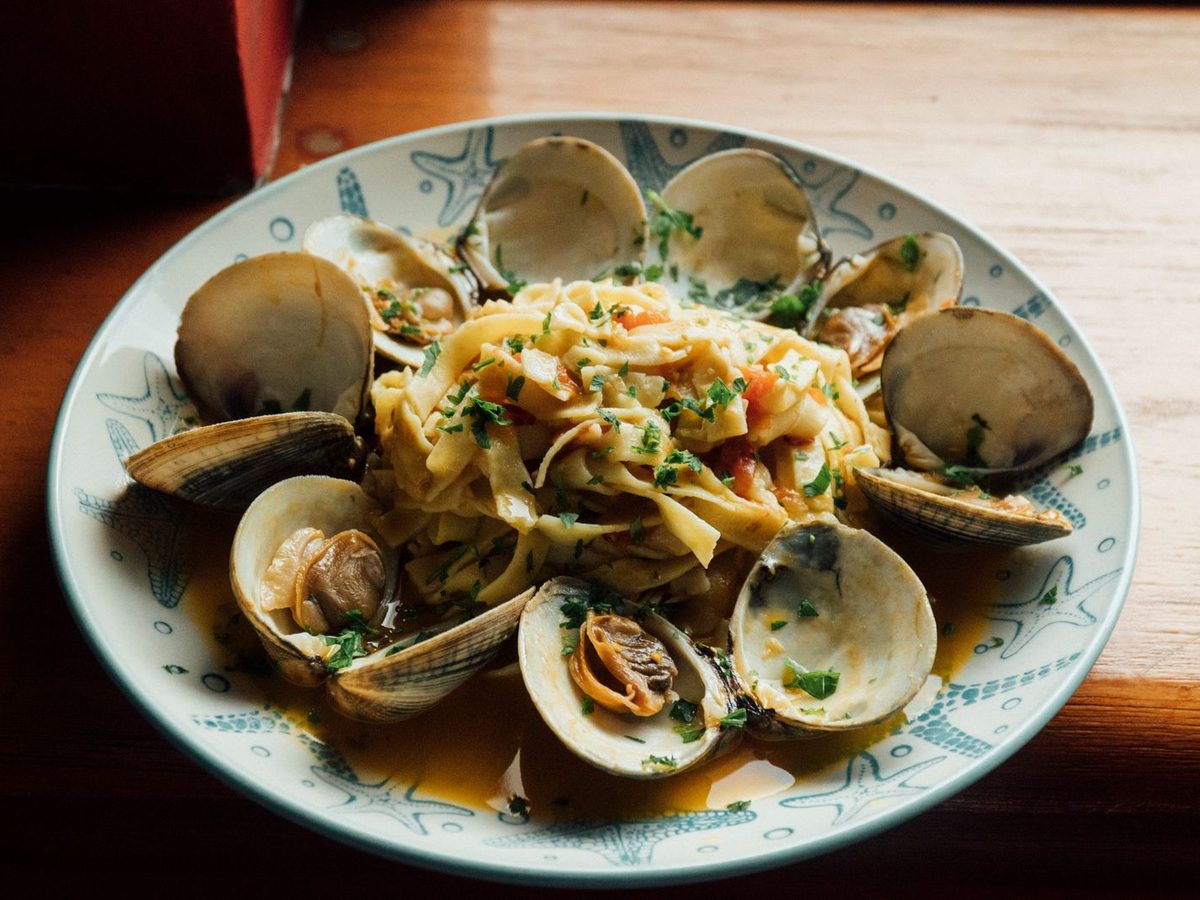 Linguine z małżami